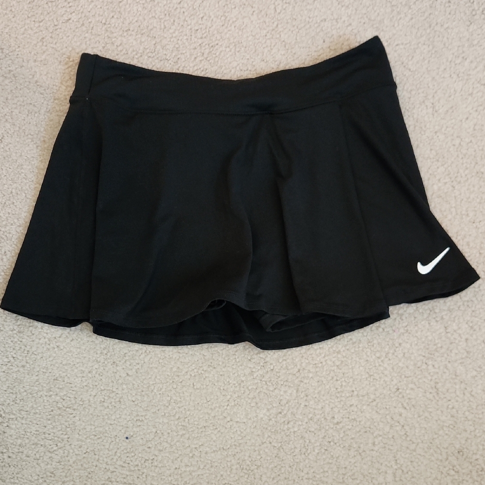 Nike Dri Fit Women's Black Tennis Skort